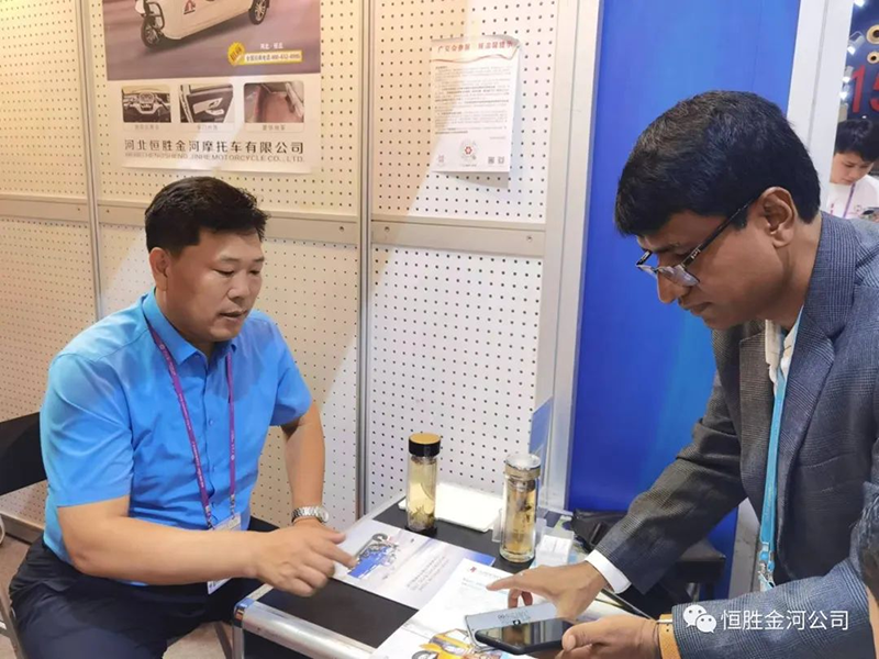 Hengsheng • Jinhe Star tricycle participated in 134 exhibition Canton Fair